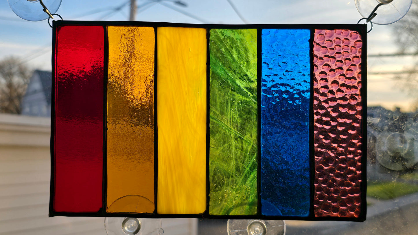 Rainbow Pride - Rectangles v2 - 9.25" x 6"