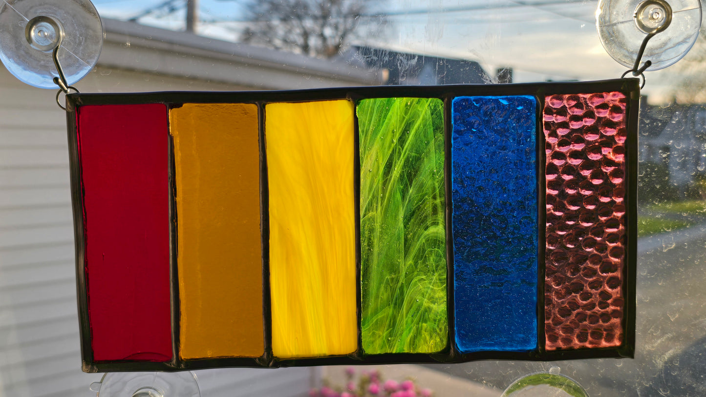 Rainbow Pride - Rectangles v3 - 9.25" x 4.5"