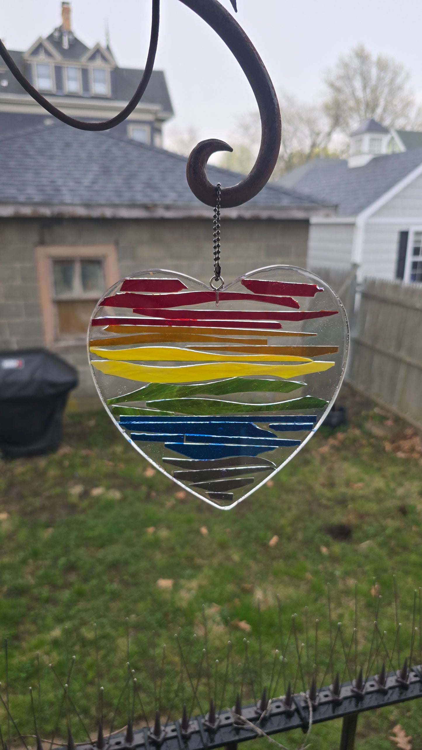 Rainbow in Resin 6"