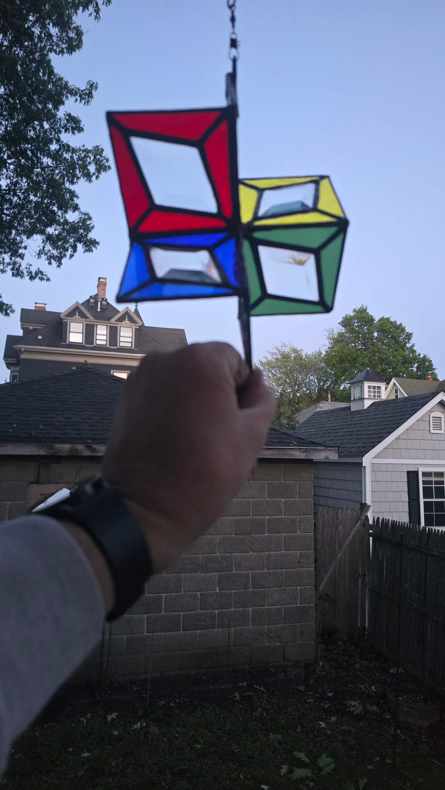 3 Dimensional Stained-glass Spinner - Colors