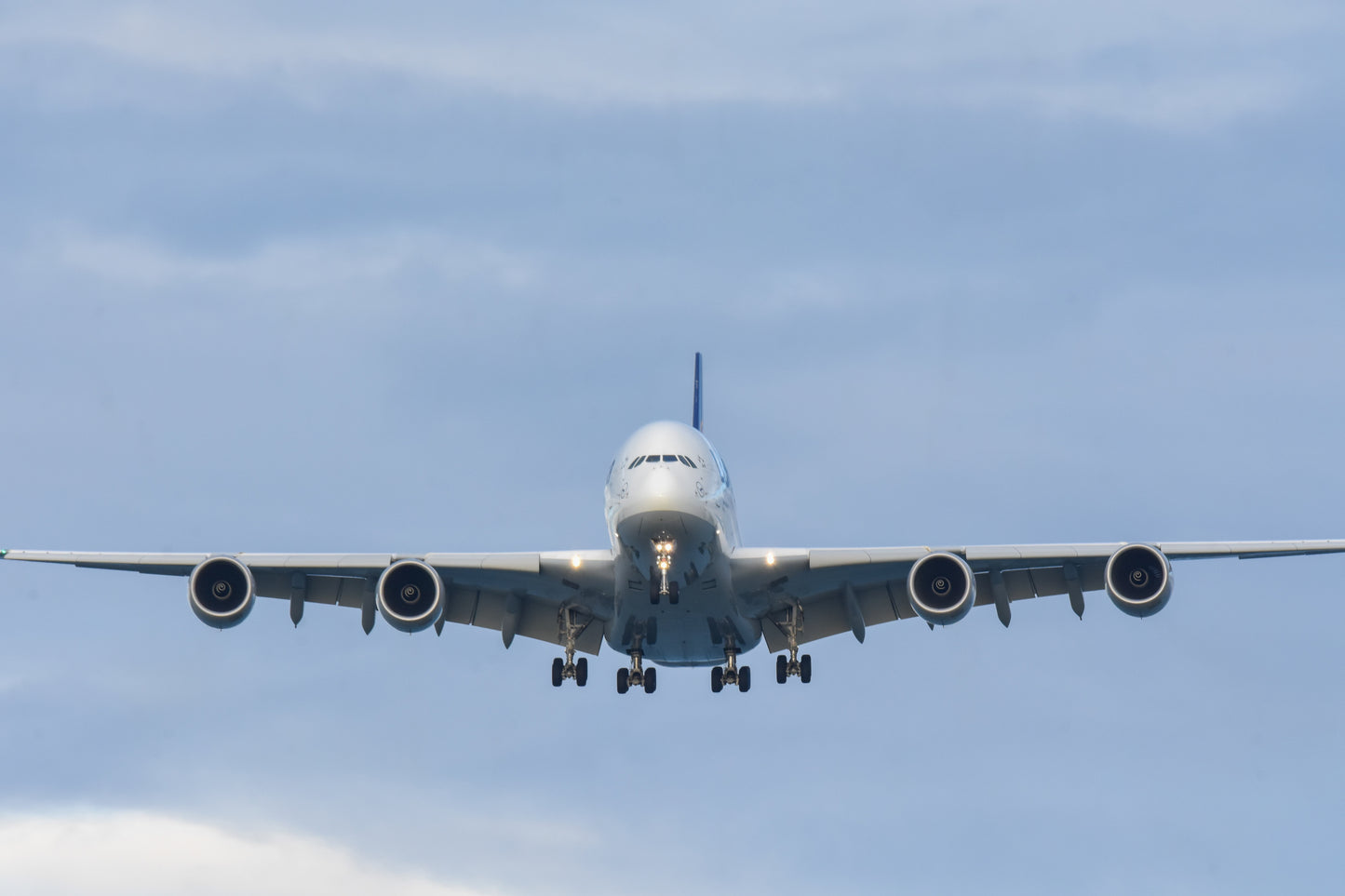 Lufthansa A380 Head ON