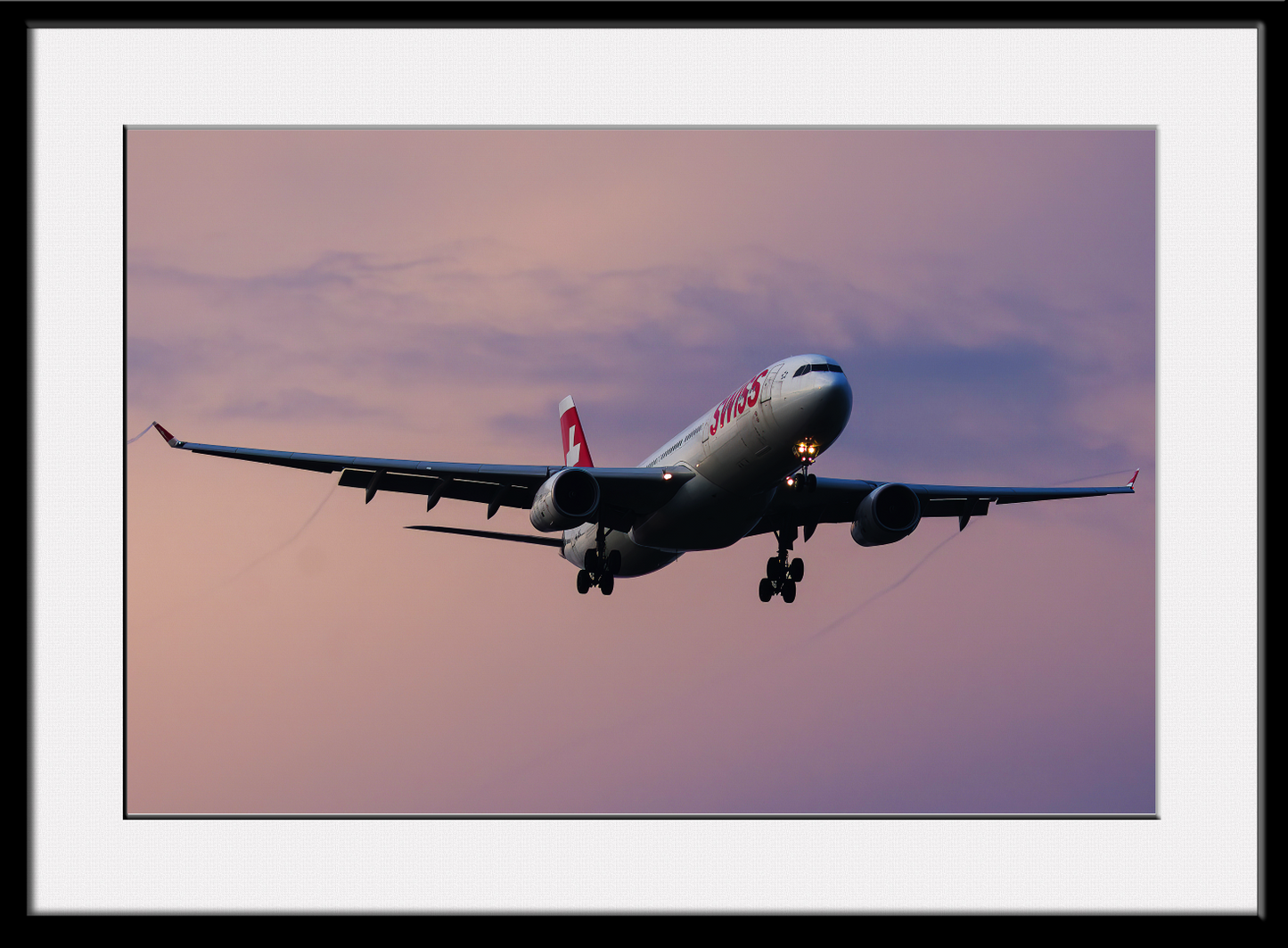 Swiss with Contrails