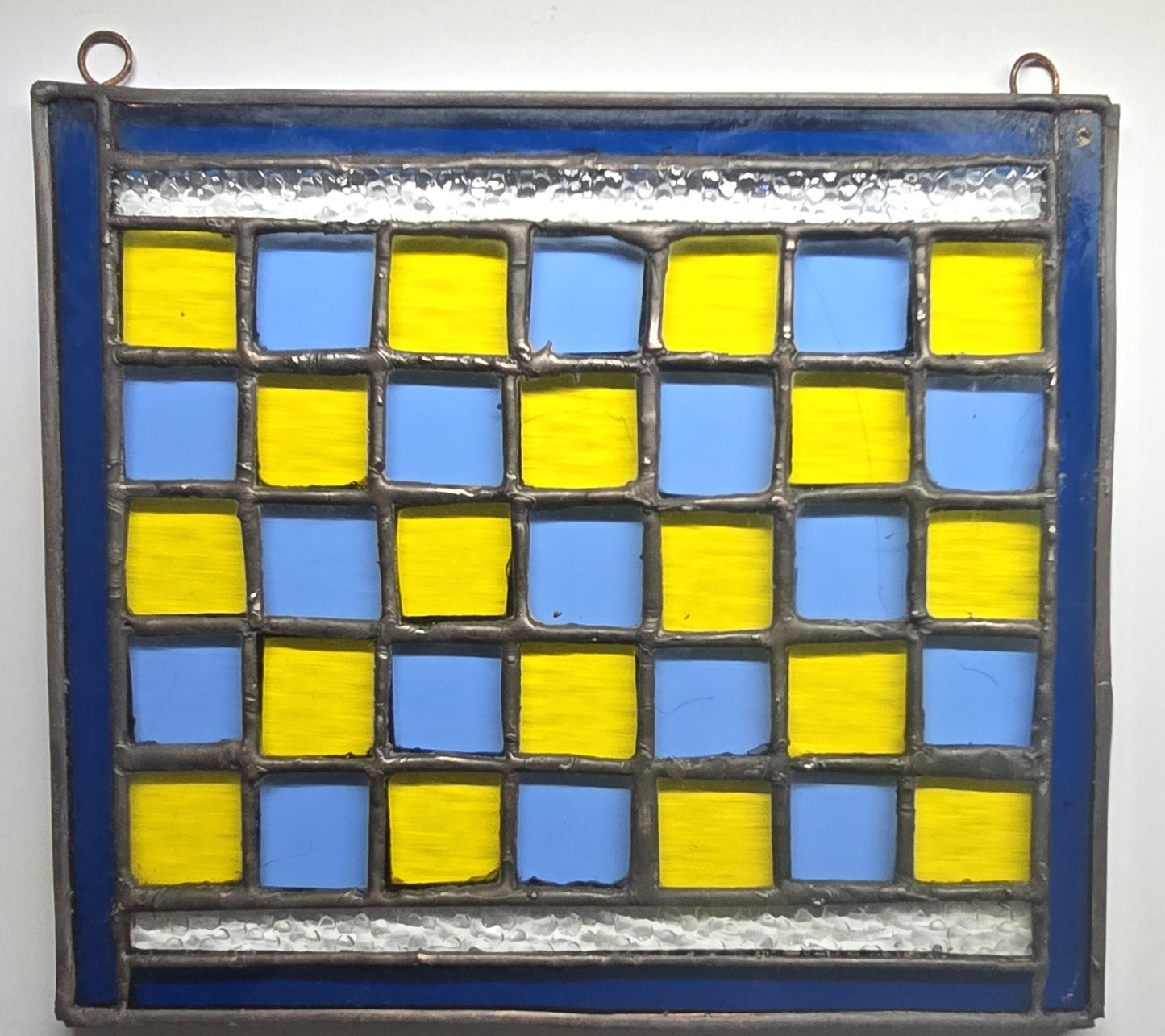 Blue and Yellow Squares