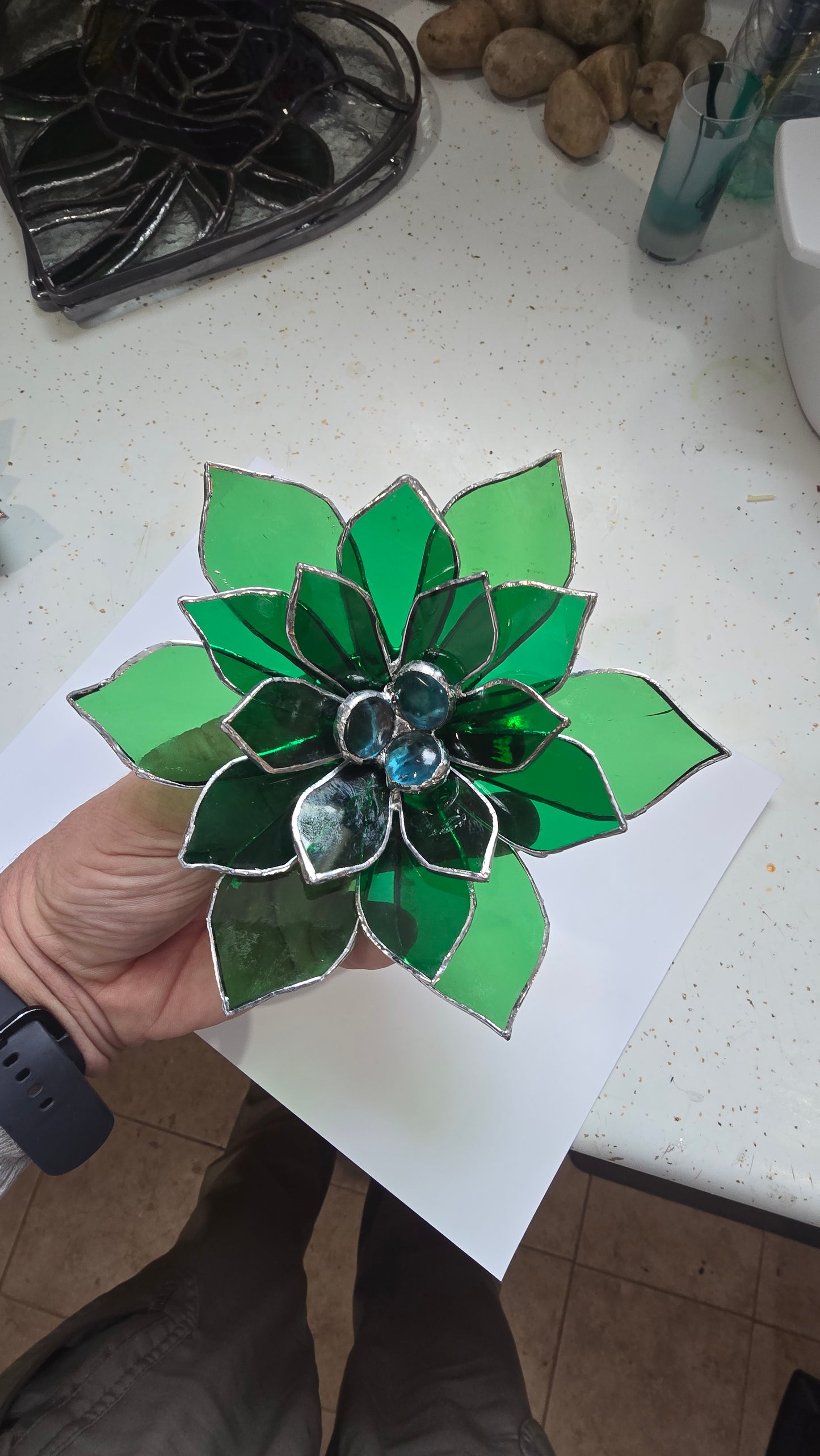Stained-Glass Succulent