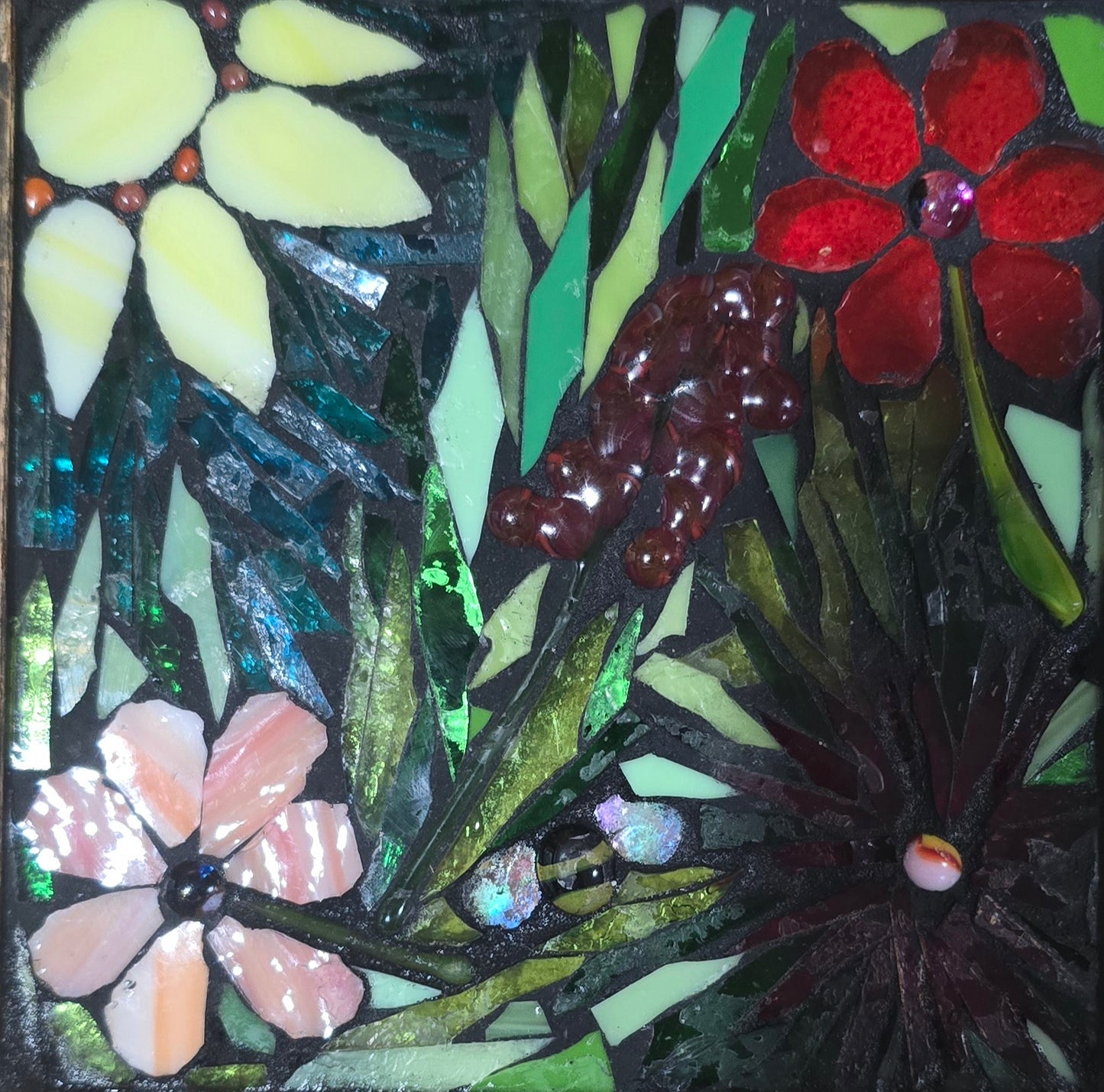 Flower Mosaic - framed