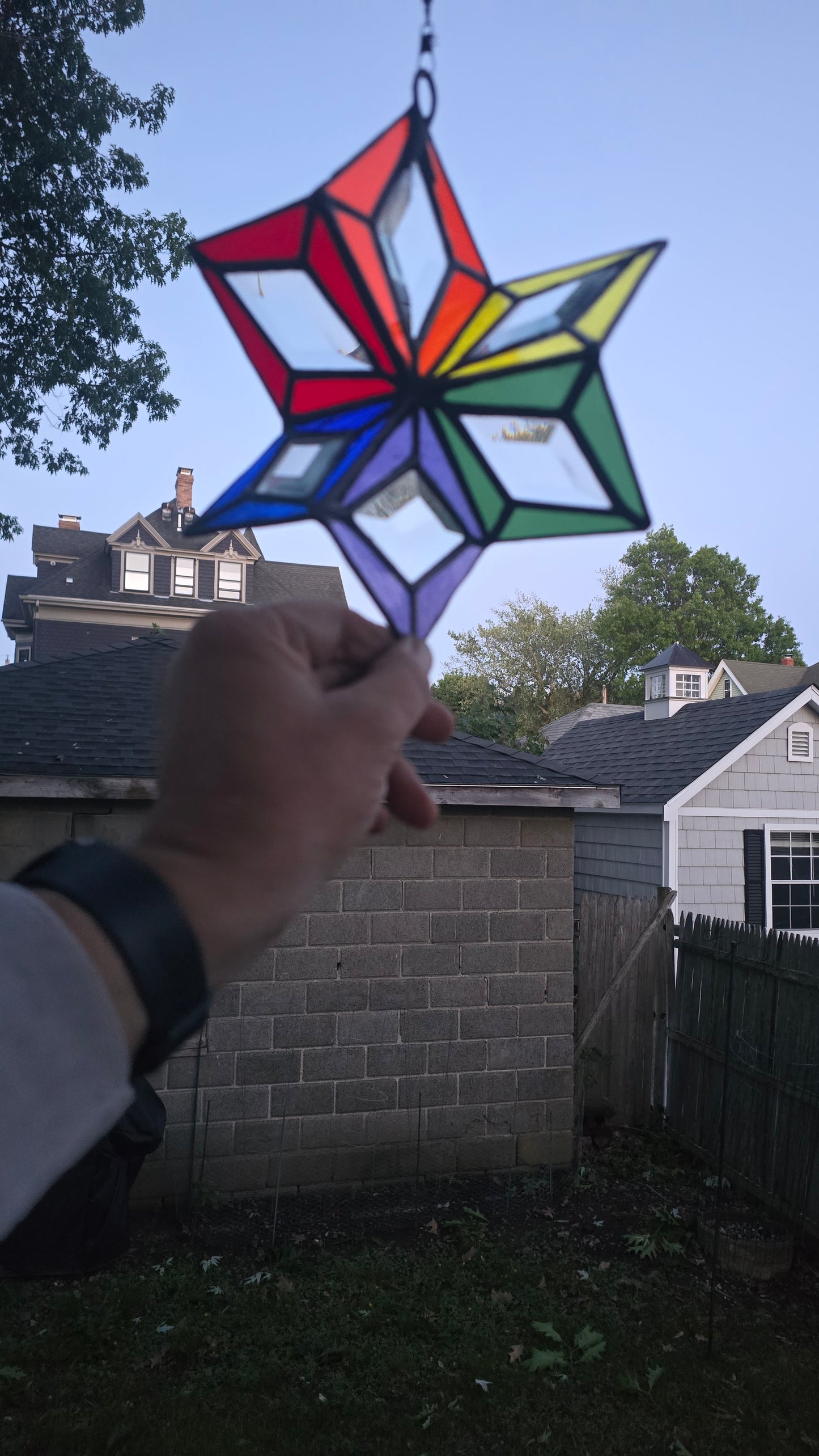 3 Dimensional Stained-glass Spinner - Colors