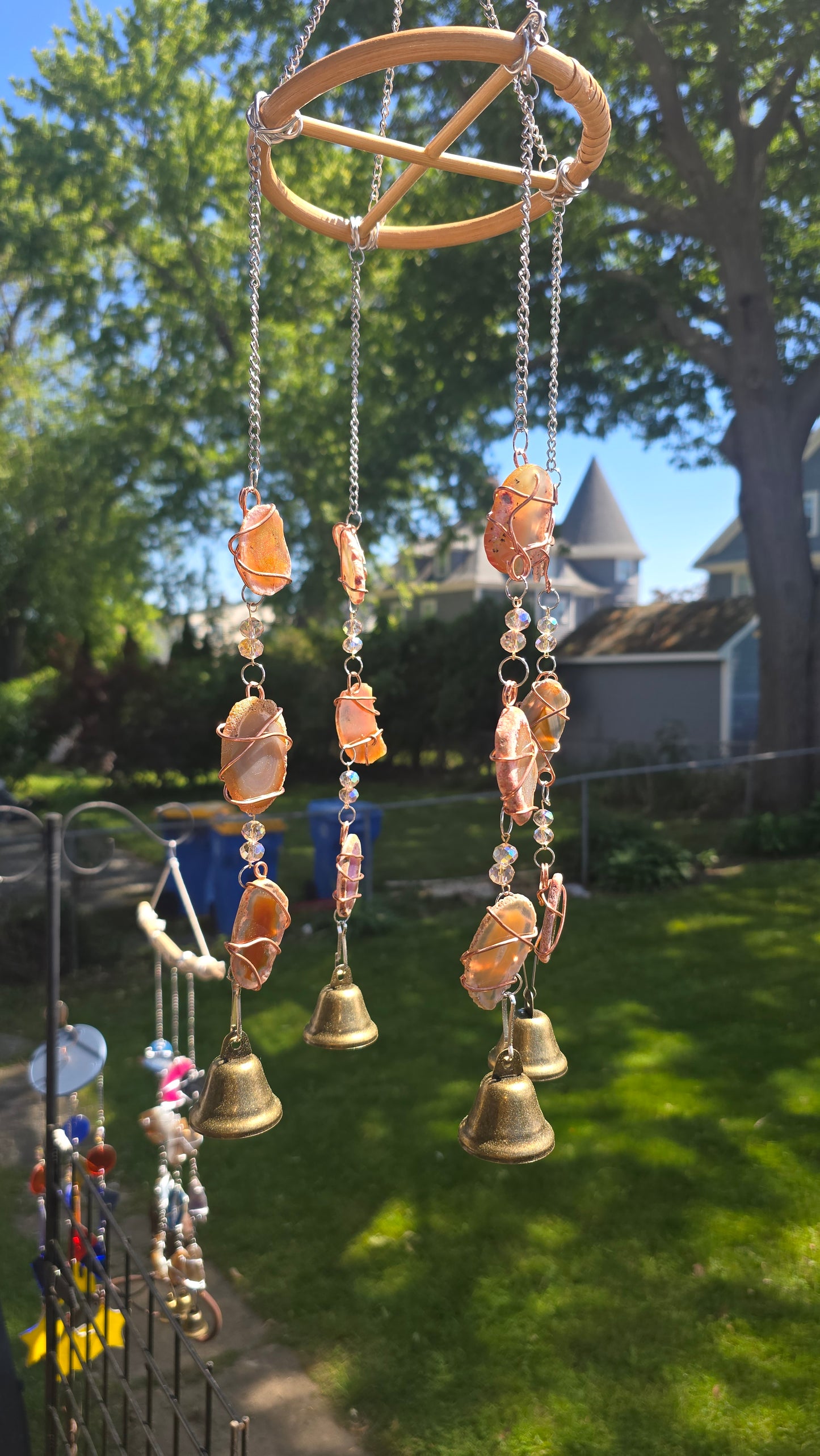Wind Chimes - Natural Agate