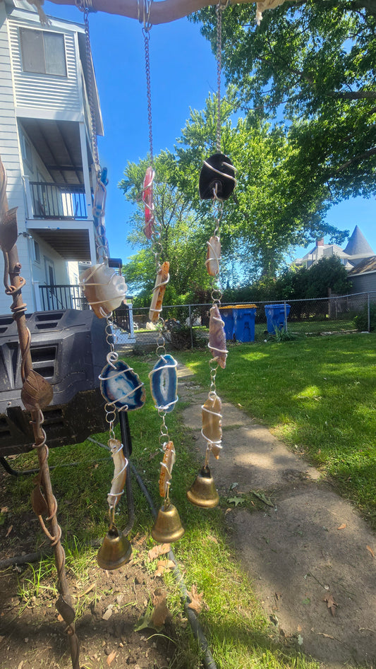 Stained-glass Windchimes and Mobiles