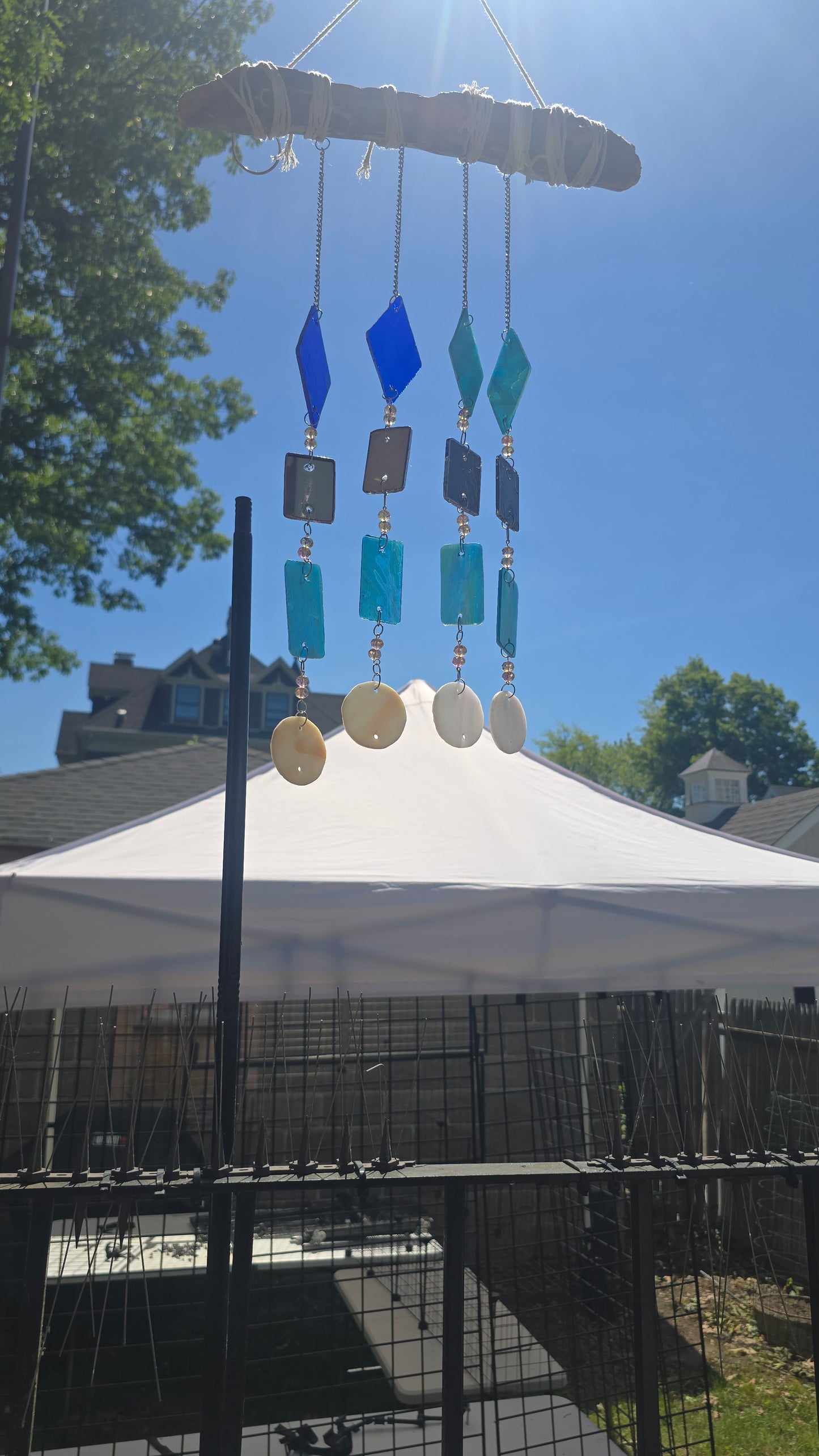 Stained-glass Windchimes and Mobiles
