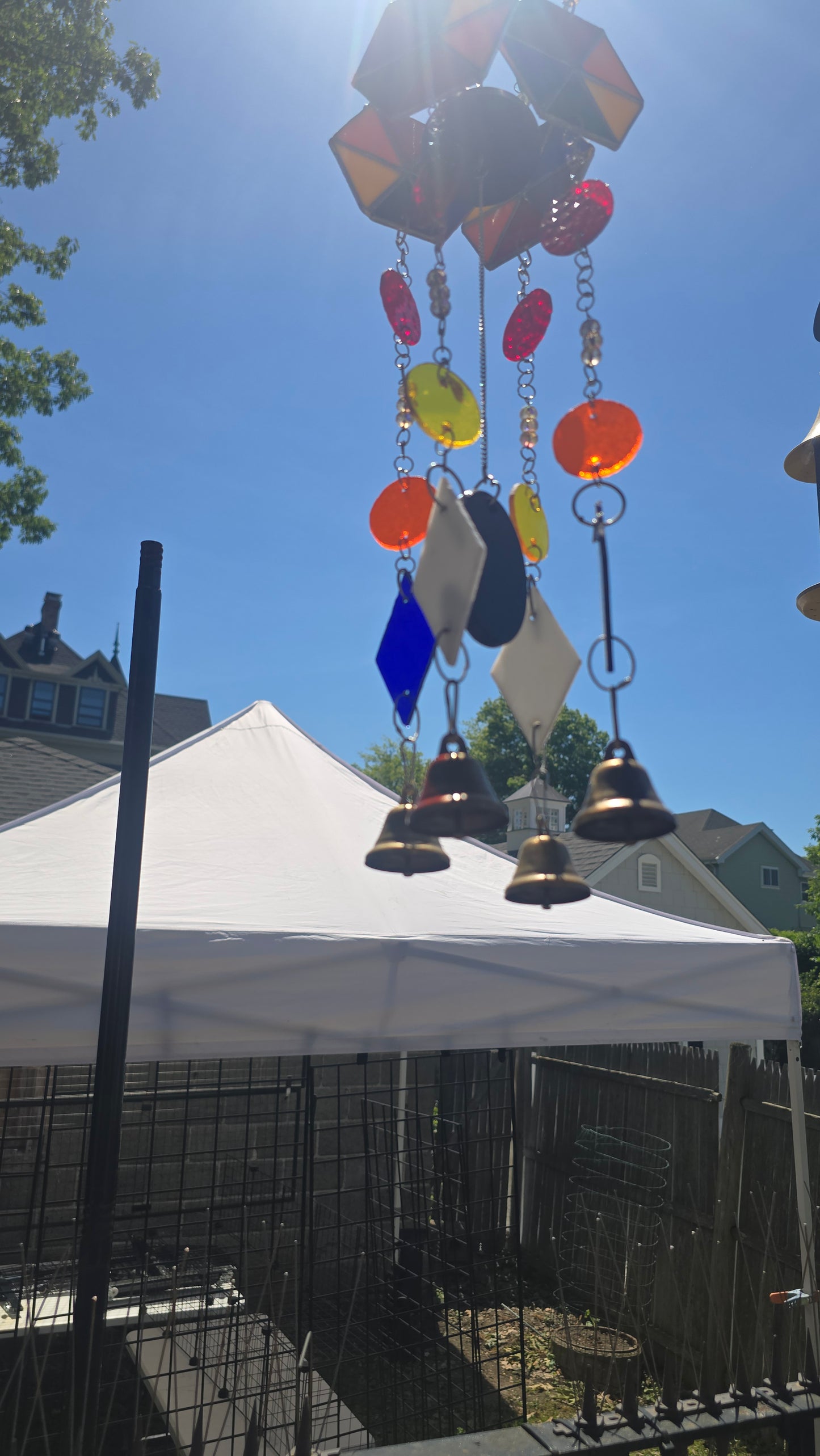 Stained-glass Windchimes and Mobiles