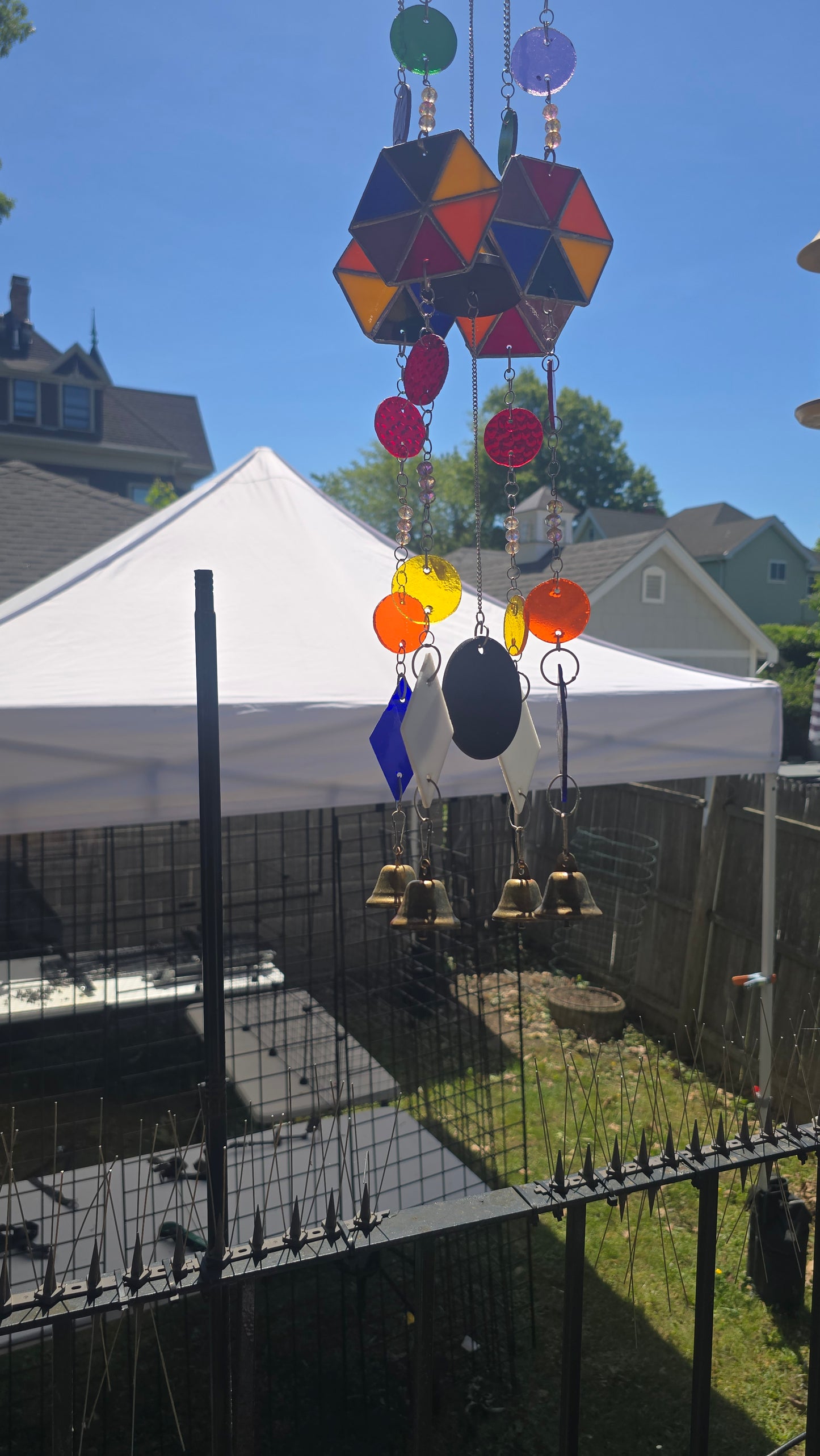 Stained-glass Windchimes and Mobiles