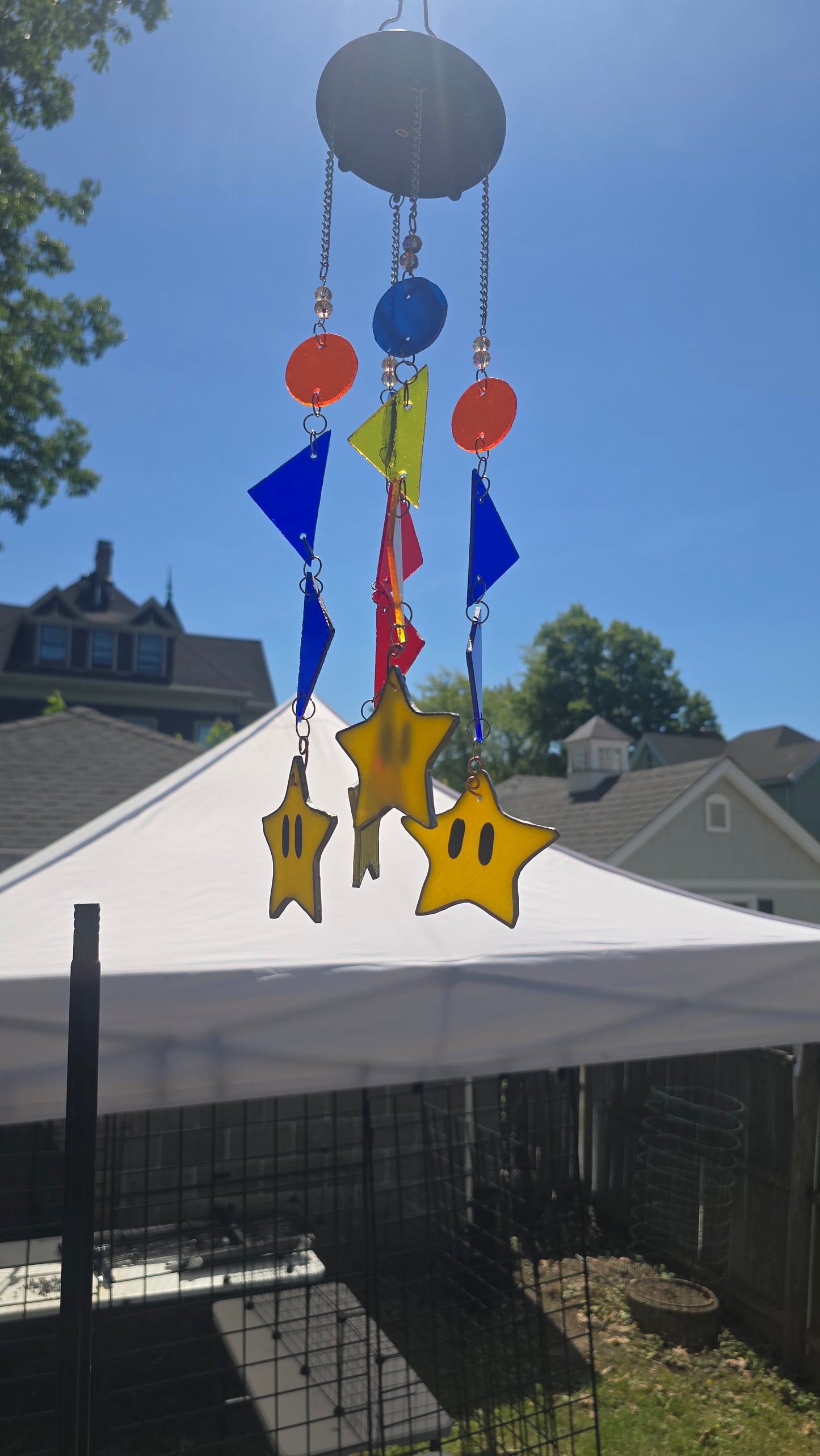 Stained-glass Windchimes and Mobiles