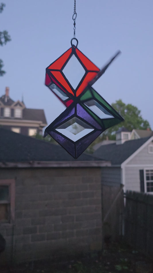 3 Dimensional Stained-glass Spinner - Colors
