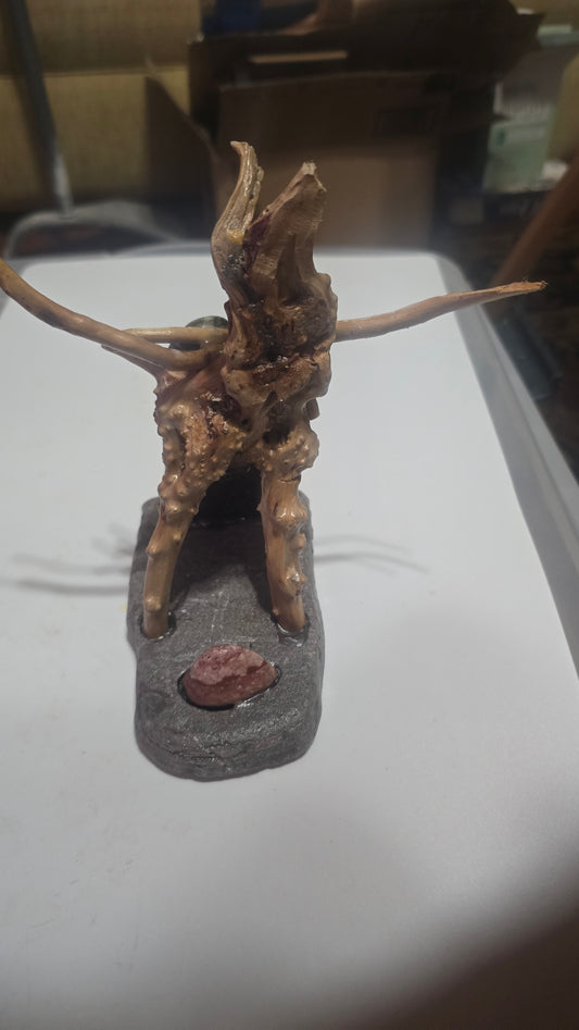 Layered stone glass stand - Version 1