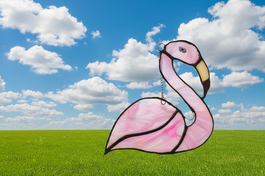Flamingo suncatcher